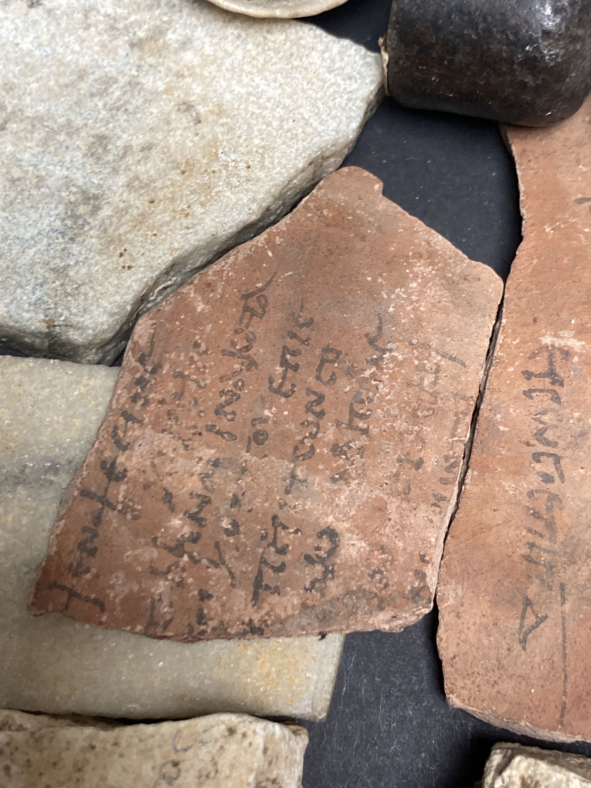 A group of Ancient Greek, Roman and Byzantine pottery and marble fragments